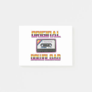 Originele download cassette post-it® notes