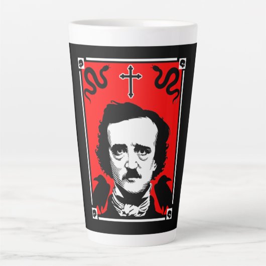 Originele Edgar Allan Poe Latte Mok (Voorkant)