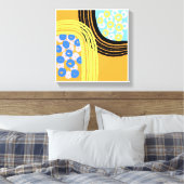 Originele eenvoudige kunst Oranje Prints (Insitu (Slaapkamer))