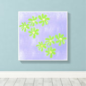 Originele eenvoudige kunst Paarse Prints (Insitu (Houten vloer))