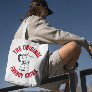 Originele energie Drink –  koffie Tote Bag