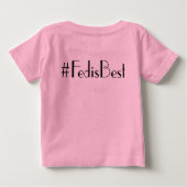 Originele Fed is het beste Logo Tutu Bodysuit-pak (Achterkant)