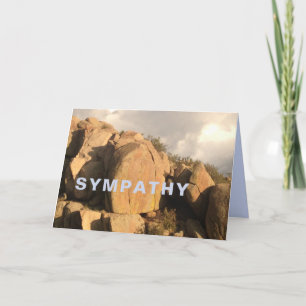 Originele Fotografie op de Kaart van de Sympathie