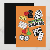 Originele gamer feestdagenkaart (Voorkant / Achterkant)