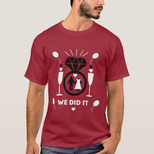 Originele grappige felicitaties voor de verloving t-shirt