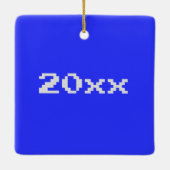 Originele Hacker Aangepaste tekst Windows 95 Thema Keramisch Ornament (Achterkant)