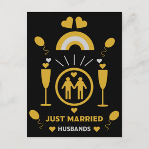 Originele homoseksuele huwelijkscadeaus briefkaart