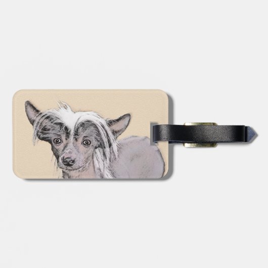 Originele honkloze schilderkunst van Chinese maffi Bagagelabel (Achterkant horizontaal)