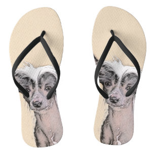 Originele honkloze schilderkunst van Chinese maffi Teenslippers