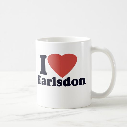 Originele I Love Earlsdon Mok (Rechts)