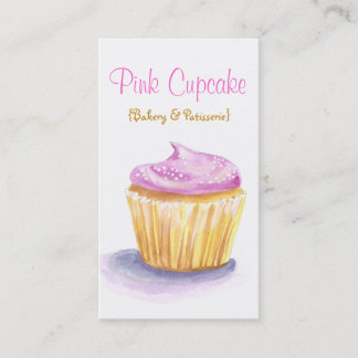 Originele illustratie Cupcake-Visitekaartjes Visitekaartje