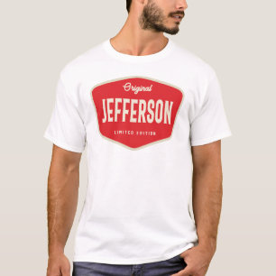 Originele Jefferson Grappige naam Jefferson T-shirt