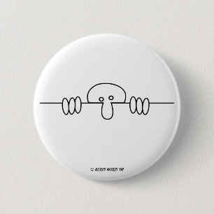 Originele Kilroy-Button Ronde Button 5,7 Cm
