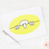 Originele Kilroy Ovale Sticker (Envelop)