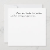 Originele Kitten Hartelijk dank, AI Creëer (Achterkant)