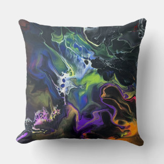 Originele kunst Abstract Pour Art Sierkussen