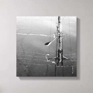 Originele kunst: "Rippled, waterige communicatie" Canvas Afdruk