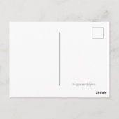 Originele Kunst Schattigee Pony Kerst briefkaart (Achterkant)