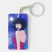Originele Kunst Sleutelhanger (achterkant)