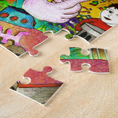 Originele kunst van het "Hang-Thinking Accidental" Legpuzzel (Zijkant)