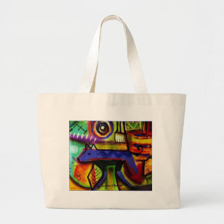 Originele kunst van ontwerper grote tote bag