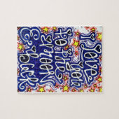 Originele kunstwerkpuzzel legpuzzel (Horizontaal)