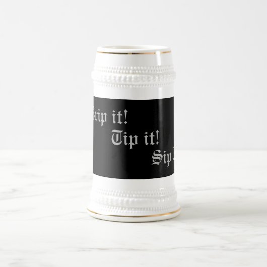 originele leuke drink slogan bierpul (Center)