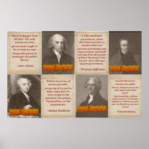 Originele libertariërs poster