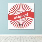 Originele Logo Thunder_Cove Canvas Afdruk (Insitu (Houten vloer))