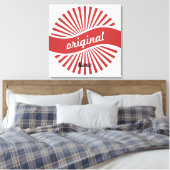 Originele Logo Thunder_Cove Canvas Afdruk (Insitu (Slaapkamer))