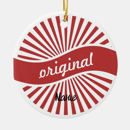 Originele Logo Thunder_Cove Keramisch Ornament (Voorkant)