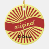 Originele Logo Thunder_Cove Keramisch Ornament (Achterkant)