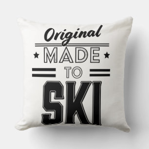 Originele Made to Ski-logo Kussen