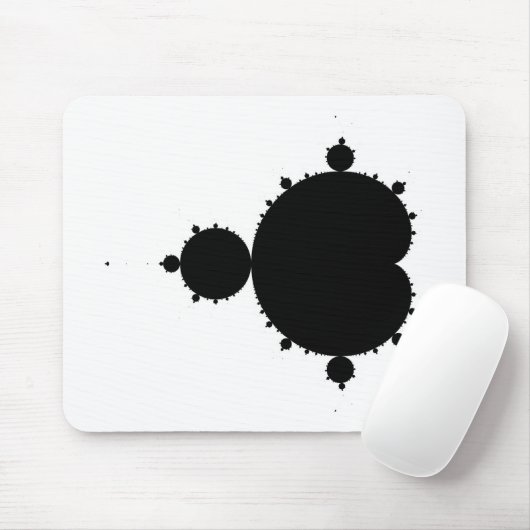 Originele Mandelbrot Set 01 - Fractal Mousepad Muismat (Met muis)
