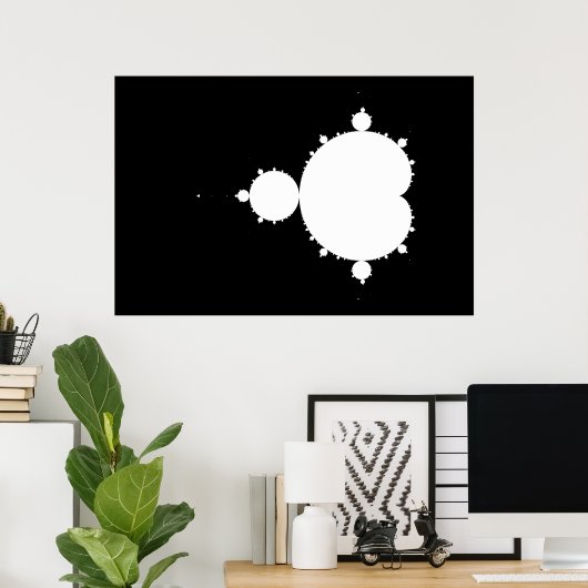 Originele Mandelbrot Set 02 - Fractal Poster (Thuiskantoor)