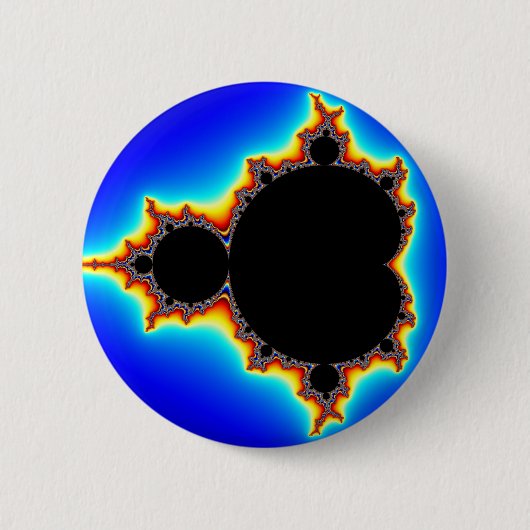 Originele Mandelbrot Set 03 - Fractal Ronde Button 5,7 Cm (Voorkant)