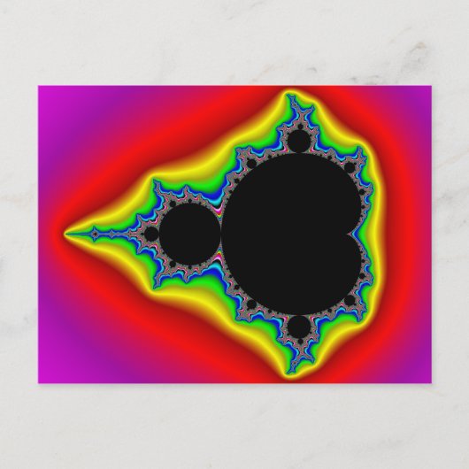 Originele Mandelbrot Set 04 - Fractal Briefkaart (Voorkant)
