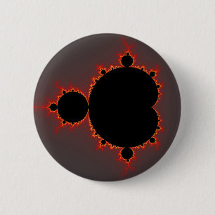 Originele Mandelbrot Set - Fractal Ronde Button 5,7 Cm
