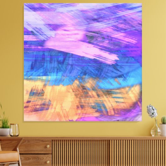 Originele moderne moderne abstracte kunst canvas afdruk (Insitu (Woonkamer))