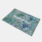 Originele moderne one of a kind Abstracte kunst on Deurmat (Schuin)