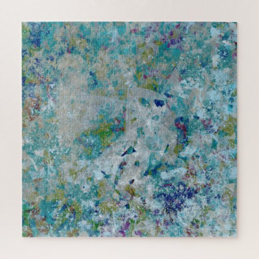 Originele moderne one of a kind Abstracte kunst on Legpuzzel (Verticaal)