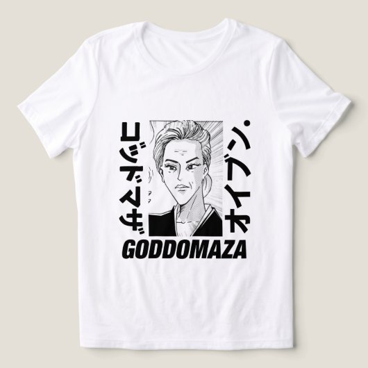 ORIGINELE MOMOKO HEAD BW MET VETGEDRUKTE TEKST Tri-Blend SHIRT (Design voorkant)