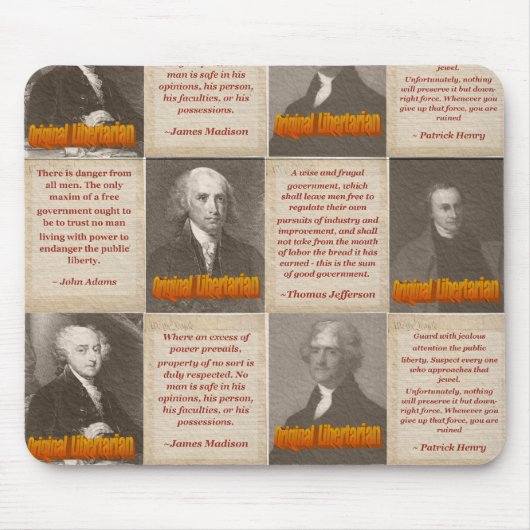 Originele Muismat van de libertariërs (Voorkant)