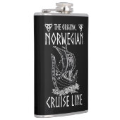 Originele Noorse cruiselijn - nostalgische reis Heupfles (Rechts)