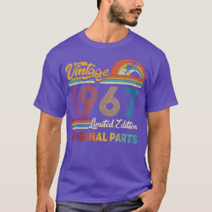 originele onderdelen 1967 Mannen Vrouwen 55 jaar T-shirt