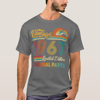  originele onderdelen 1967 Mannen Vrouwen 55 jaar  T-shirt