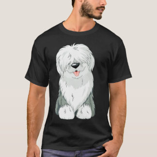 Originele oude Engelse Sheepdog Puppy T-Shirt