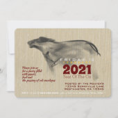 Originele OX Vietnamees nieuwjaar 2021 PI (Voorkant)