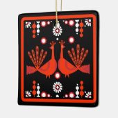 Originele Peacock Art Home Decor Keramisch Ornament (Links)