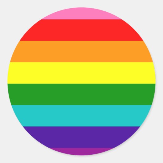Originele Rainbow Flag Sticker (Voorkant)